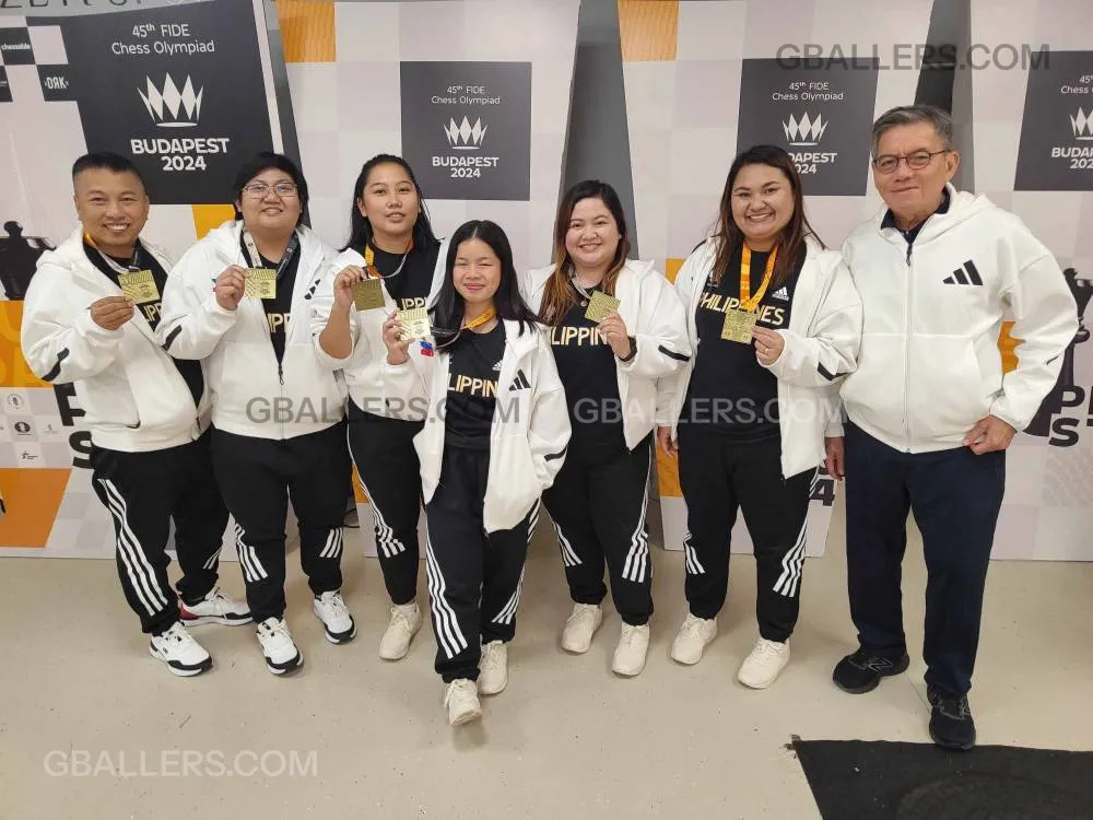The Filipina woodpushers made a historic mark for the Philippines after winning the gold medal in Group B and finishing 24th overall in the 45th FIDE Chess Olympiad women’s division in Budapest, Hungary.