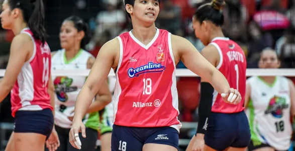 Tots Carlos of Creamline Cool Smashers