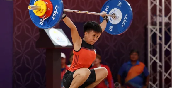 The Philippine’s national weightlifting team’s campaign got off to a good start fueled with Angeline Colonia’s double gold feat in the women’s 45-kilogram event of the International Weightlifting Federation World Junior Championships in Leon, Spain Thursday evening, September 19.